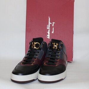 SALVATORE FERRAGAMO Monroe High Top Sneakers Size 10
